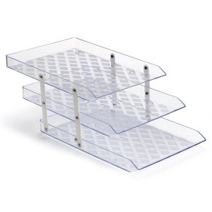 Caixa para Correspondência Tripla Móvel, Waleu - Cristal - 10050018
