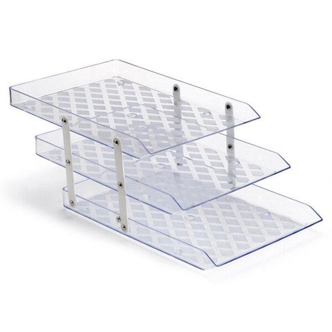 Caixa para Correspondência Tripla Móvel, Waleu - Cristal - 10050018