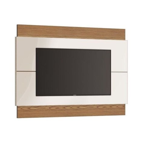 Painel para TV Classic 180cm Off White com Freijó - Imcal Móveis