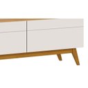 Ver imagem 4 de Rack Classic 3 Gavetas 2.2 Off White com Nature - Imcal Móveis