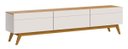Ver imagem 2 de Rack Classic 3 Gavetas 2.2 Off White com Nature - Imcal Móveis