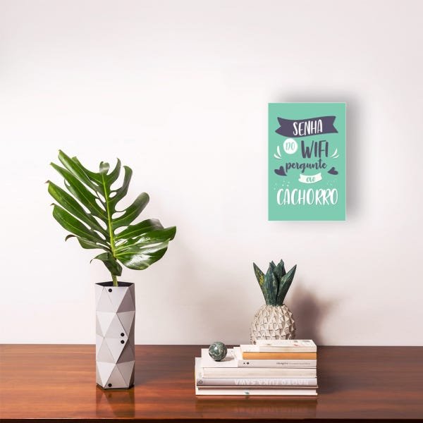 Quadro Placa Decorativa Pet - Pergunte ao Cachorro - 2