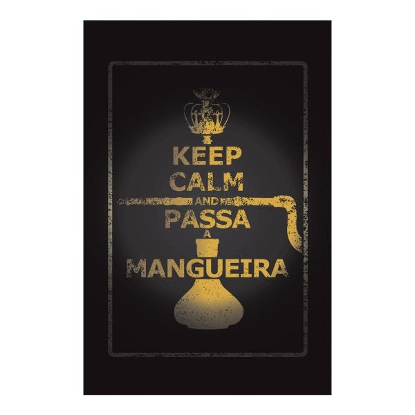 Kit 6 Quadro Placa Decorativa Narguile Narga Hookah Shisha - 5