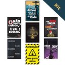 Ver imagem 1 de Kit 6 Quadro Placa Decorativa Narguile Narga Hookah Shisha