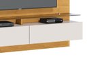 Ver imagem 4 de Home Suspenso Vidratto 180cm Nature com Off White - Imcal Móveis