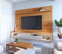 Ver imagem 2 de Home Suspenso Ópera 180cm Nature com Off White - Imcal Móveis