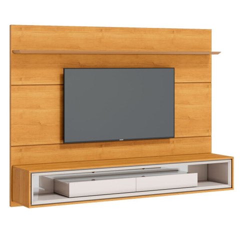 Home Suspenso Ópera 180cm Nature com Off White - Imcal Móveis