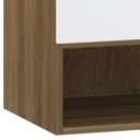 Ver imagem 4 de Armário Aéreo Ponte Modulado 165cm Delphi Avelã/branco L01 - Mpozenato