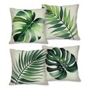 Ver imagem 1 de Kit com 4 Capas para Almofadas Decorativas Folhagem Nativa