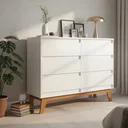 Ver imagem 3 de Cômoda para Quarto Londres com 6 Gavetas - Branco