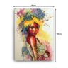 Quadro Decorativo Canvas Negra Afro Colorida 136x86cm - 3