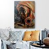 Quadro Decorativo Canvas Negra Africana 136x86cm - 1