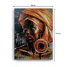 Quadro Decorativo Canvas Negra Africana 136x86cm - 3