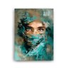 Quadro Decorativo Canvas Mulher Árabe De Mascara 136x86cm - 2