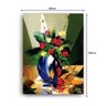 Quadro Decorativo Canvas Vaso Azul Vidro 136x86cm - 3