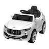 Carro Elétrico Infantil Maserati com Controle Remoto 6V Branco Xalingo Brinquedos - 2