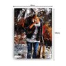 Quadro Decorativo Canvas Mulher Na Chuva 136x86cm - 3