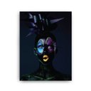 Ver imagem 2 de Quadro Decorativo Canvas Negra Batom Amarelo 136x86cm