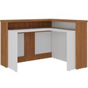 Ver imagem 3 de Balcão de Atendimento para Recepção em L Unik A02 Freijó Branco - Lyam Decor
