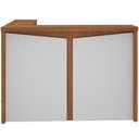 Ver imagem 6 de Balcão de Atendimento para Recepção em L Unik A02 Freijó Branco - Lyam Decor