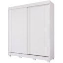 Ver imagem 2 de Guarda Roupa Maragogi 2 Portas de Correr 3 Gavetas 100 MDF
