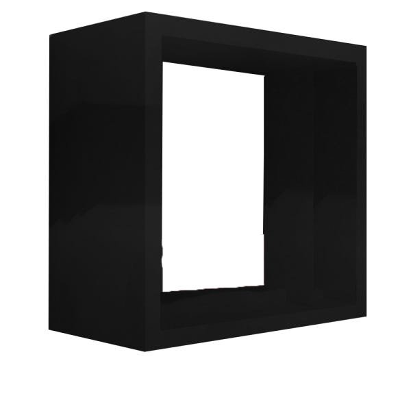 Nicho 25 x 25 x 15 Em Mdf - Preto