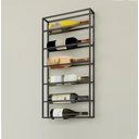 Ver imagem 4 de Adega Suspensa Estilo Industrial Parede Vinho