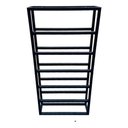 Ver imagem 2 de Adega Suspensa Estilo Industrial Parede Vinho