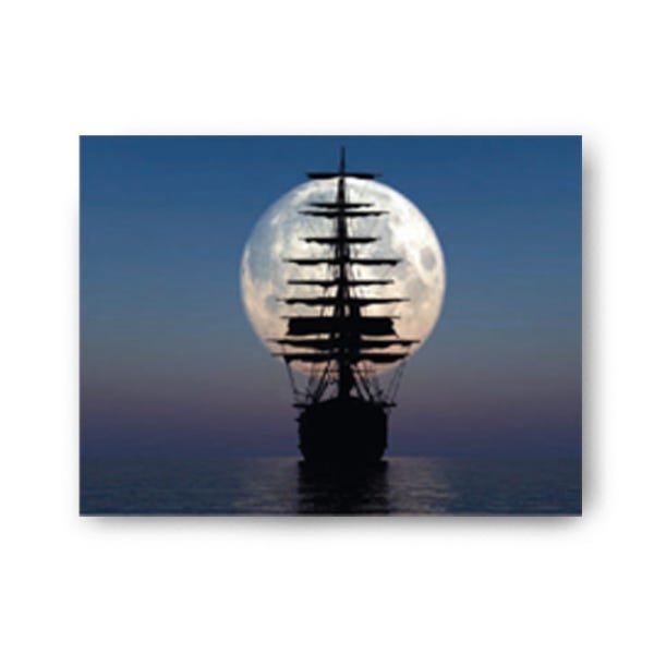 Quadro Decorativo Canvas Navio Caravelas 86x136cm - 2