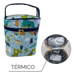Porta Mamadeira Térmico(compativel com a Mamadeira Avent) Dinossauro - 2