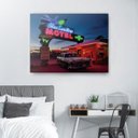 Ver imagem 1 de Quadro Decorativo Canvas Motel 86x136cm