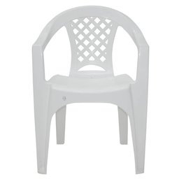 Poltrona com Braços Iguape Branca - 1