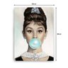 Quadro Decorativo Canvas Audrey Hepburn 86cm X 62cm - 3