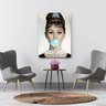 Quadro Decorativo Canvas Audrey Hepburn 86cm X 62cm - 1