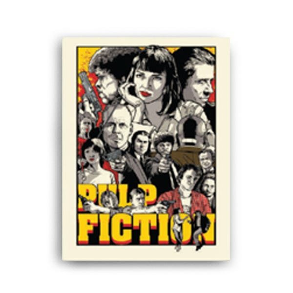 Quadro Decorativo Canvas Pulp Fiction 86cm X 62cm - 2