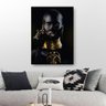 Quadro Decorativo Canvas Negra Colar De Ouro 136x86cm - 1