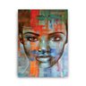 Quadro Decorativo Canvas Negra Colorida 136x86cm - 2