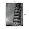 Quadro Decorativo Canvas Torre Pisa 86cm X 62cm - 3