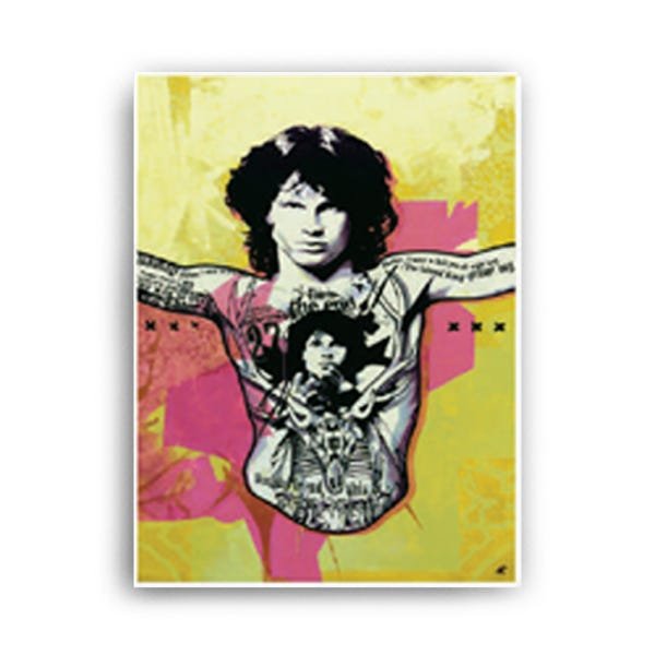 Quadro Decorativo Canvas Jim Morrison 86cm X 62cm - 2