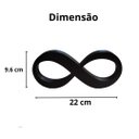 Ver imagem 5 de Infinito 22cm / Símbolo do Amor e Eternidade, Quarto Casal - Cor: Branco