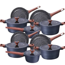 Ver imagem 1 de Jogo de panelas Mta Ceramica Titanio 10pcs Cinza Escuro 8450 KIT 56