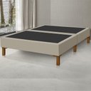 Ver imagem 1 de Box Base de Cama Biazi Casal 140 Cm Areia