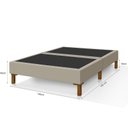 Ver imagem 3 de Box Base de Cama Biazi Casal 140 Cm Areia