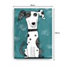 Quadro Decorativo Canvas Cachorro Azul 136x86cm - 3