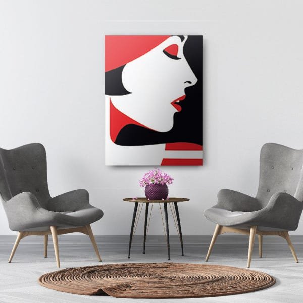 Quadro Decorativo Canvas Rosie The Riveter 136x86cm - 1