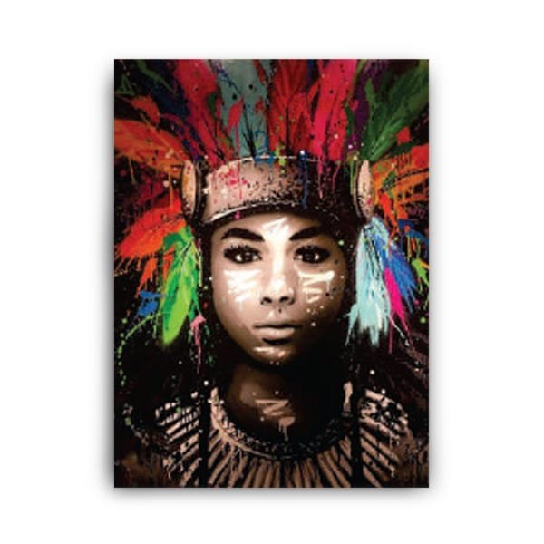 Quadro Decorativo Canvas India Menina 86cm X 62cm - 2