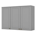 Ver imagem 1 de Armário Aéreo 3 Portas 120 Cm Nova York Cinza - Henn