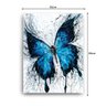 Quadro Decorativo Canvas Borboleta Azul 86cm X 62cm - 3