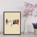 Ver imagem 2 de Quadro Decorativo Orixás Umbanda 24x18cm:Madeira branca
