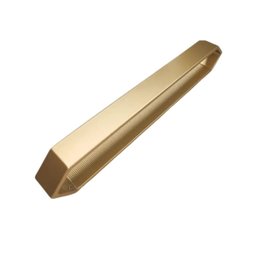 Puxador Moveis Elemento G 128mm Dourado Matte Fosco Zen - 1